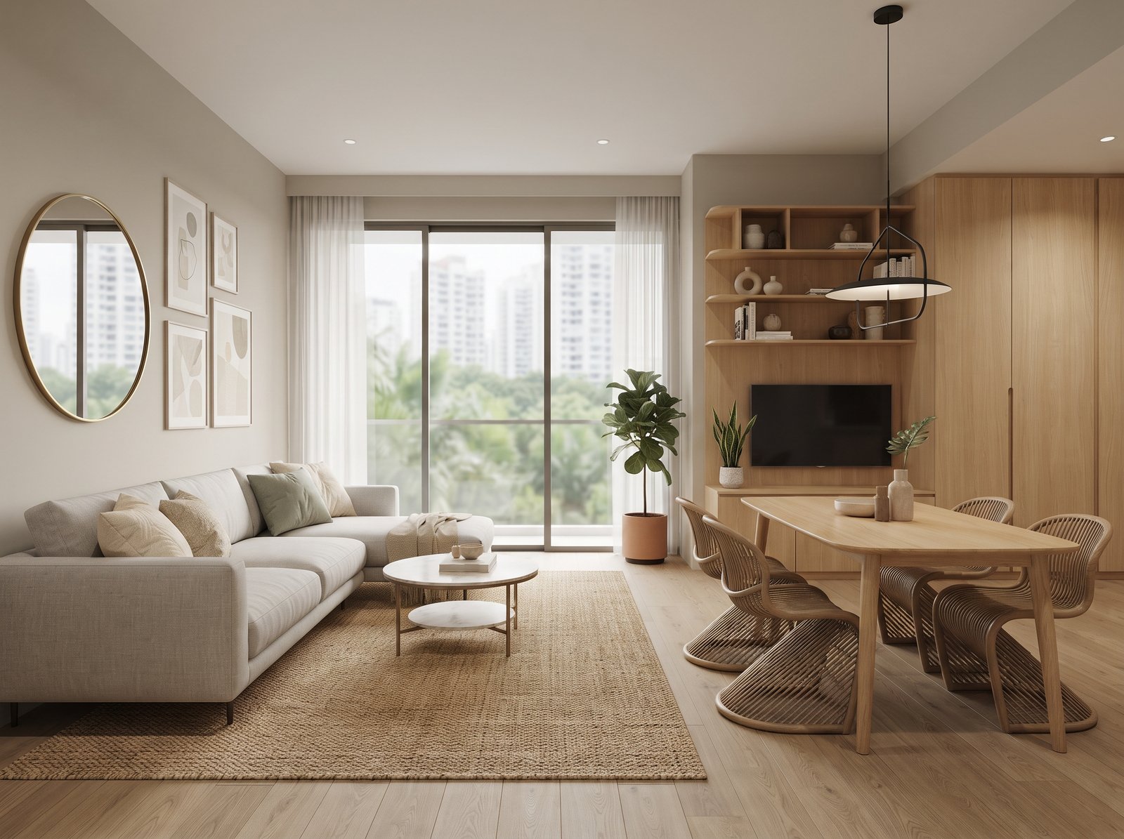 3D visualisation of an interior